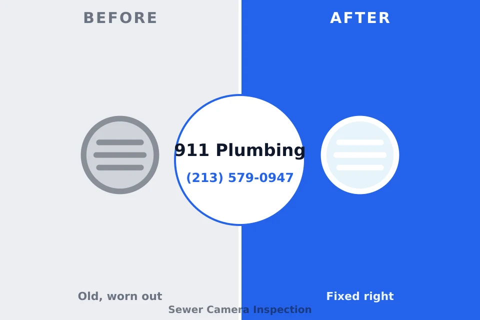 Before and after: plumbing company Forest Grove, OR